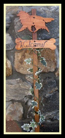 sheltie gardensign