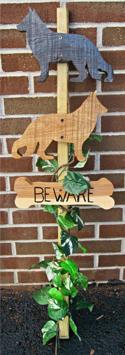 germanshepherd garden sign